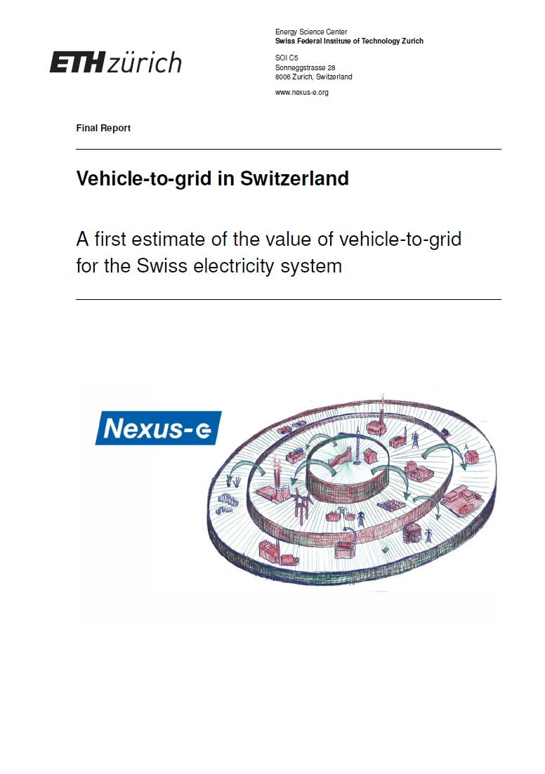 ETH-Studie "vehicle to grid"